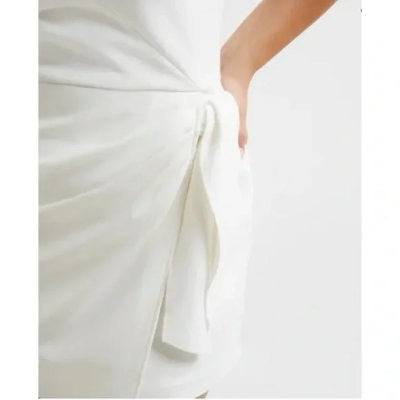 French Connection Whisper Bow Envelope Mini Dress Size 10 - Picture 7 of 8